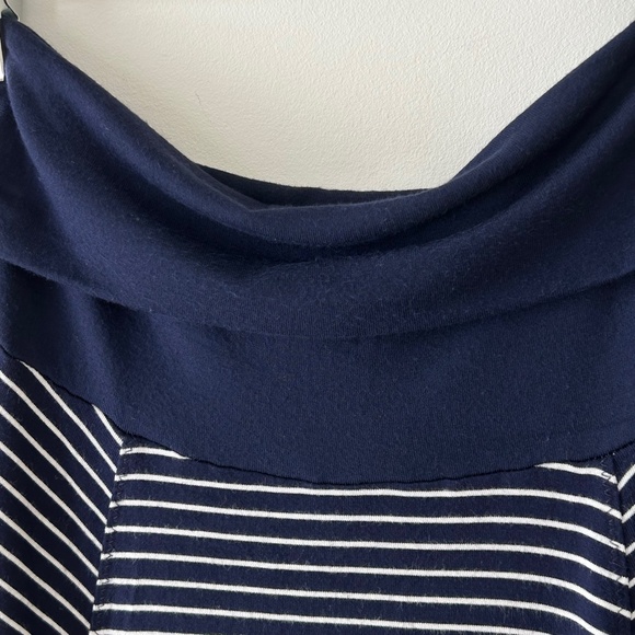 Gap Navy Blue & White Striped Jersey Maxi Skirt - Picture 8 of 16